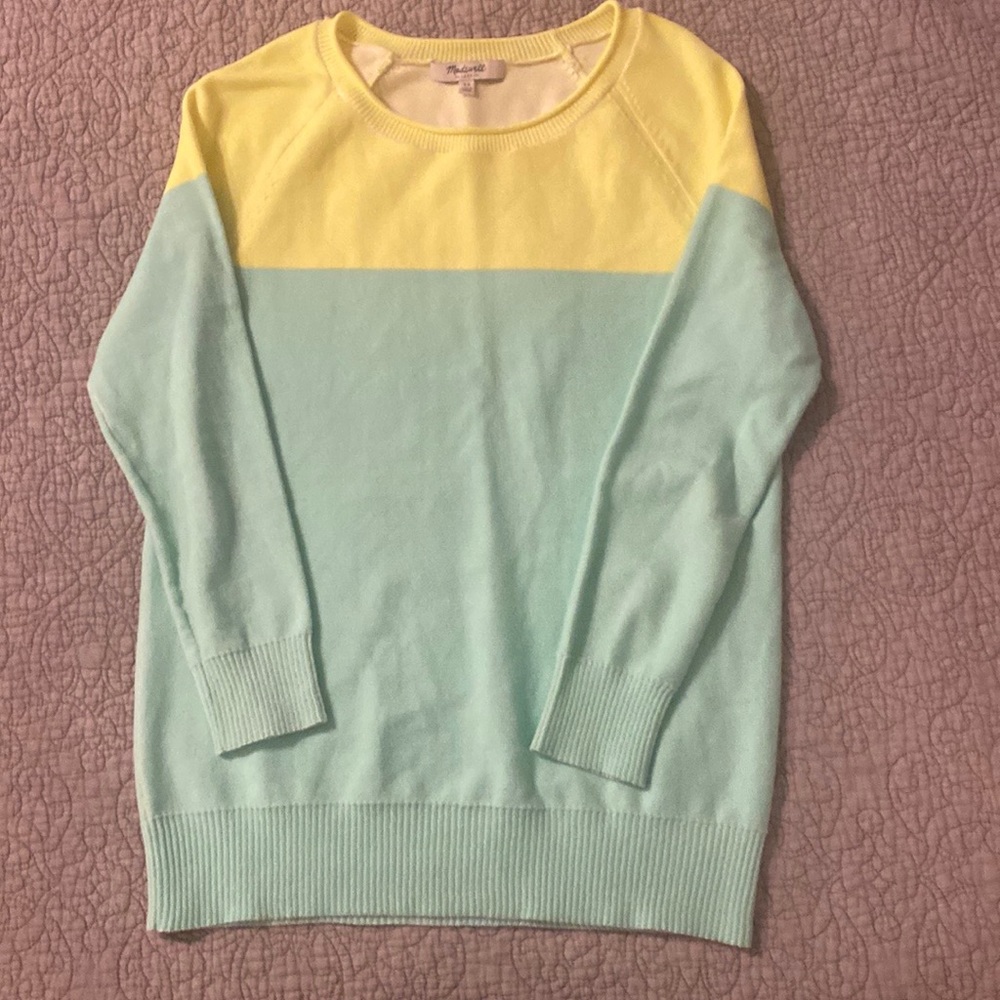 Madewell XS NWOT BICOLOR Sweater